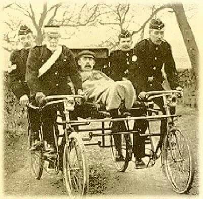 Ambulancevervoer in de Eerste Wereldoorlog schijnt ook een taak geweest te zijn van de brandweer.